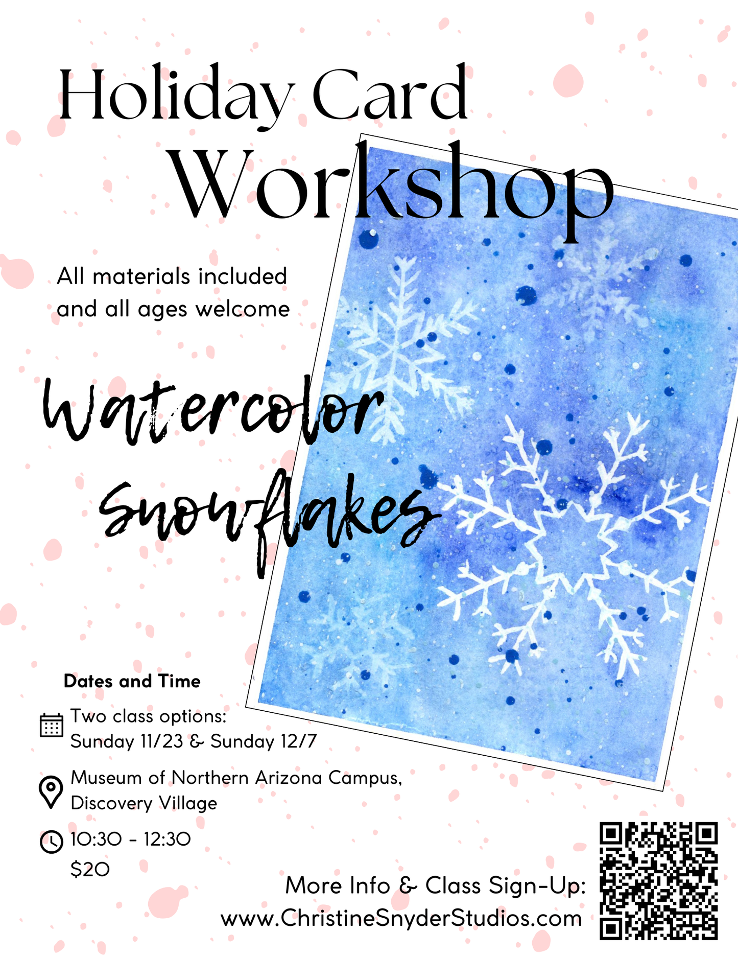 Holiday Card Workshop - Winter 2025
