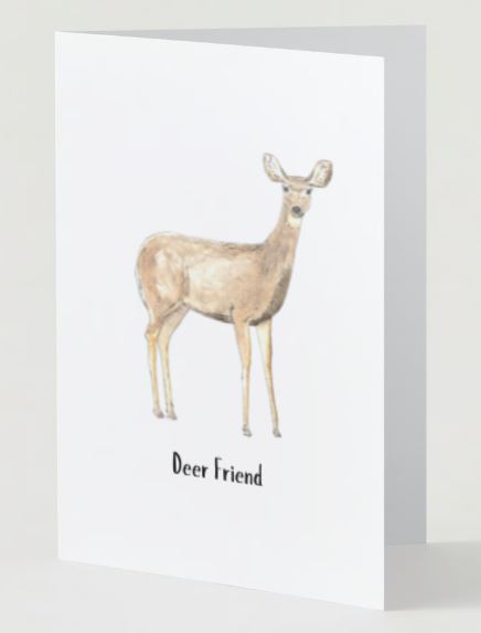 "Deer" Friend Cards